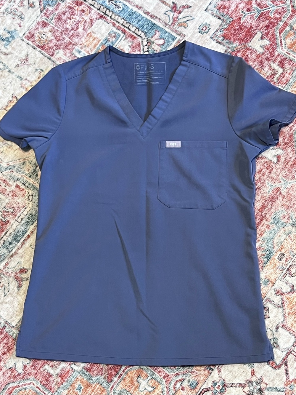 Figs Space Navy scrub set